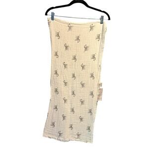 Amazing Baby Newborn Swaddle Muslin Zebra Print Nursery Premium Cotton